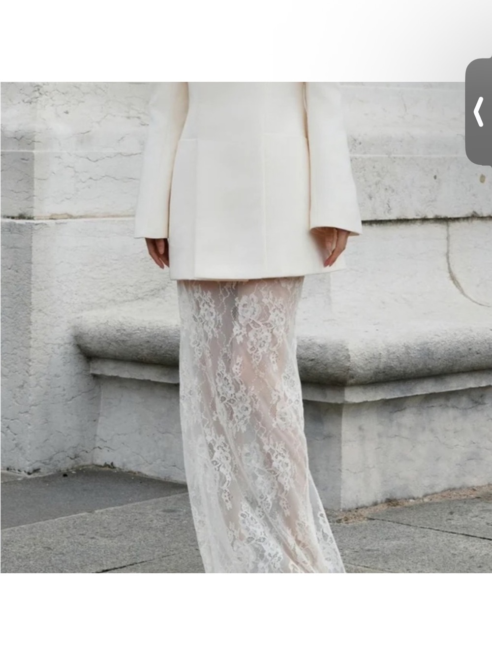 Ivory Lace Maxi Skirt - Elegant Sheer Women's Skirt